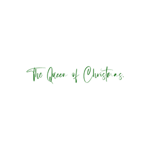 the queen of christmas quote SVG PNG design with bold lettering