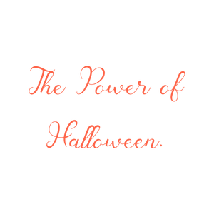 the power of halloween quote SVG PNG design with bold lettering