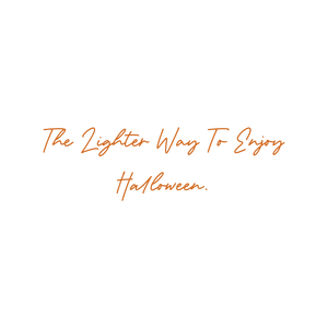 the lighter way to enjoy halloween quote SVG PNG design with bold lettering