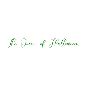 the queen of halloween quote SVG PNG design with bold lettering