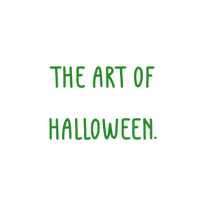 the art of halloween quote SVG PNG design with bold lettering