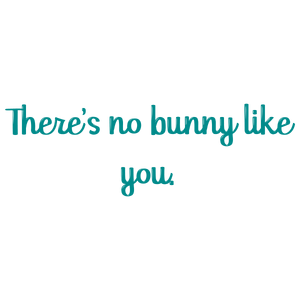 there's no bunny like you quote SVG PNG design