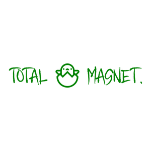 total magnet quote SVG PNG design with hand-drawn style, bold lettering