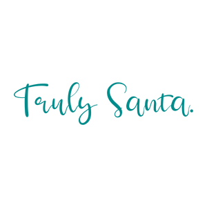 truly santa quote SVG PNG design with hand-drawn style