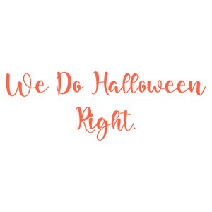 we do halloween right quote SVG PNG design with bold lettering