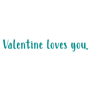 valentine loves you quote SVG PNG design with bold lettering