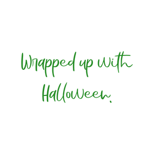 wrapped up with halloween quote SVG PNG design