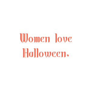 women love halloween quote SVG PNG design with bold lettering