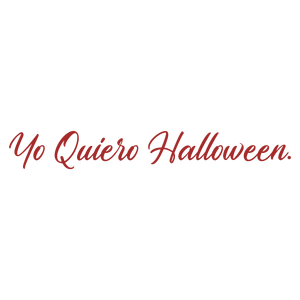yo quiero halloween quote SVG PNG design with bold lettering