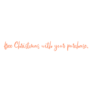 free christmas with your purchase quote SVG PNG design