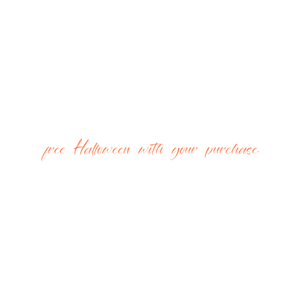 free halloween with your purchase quote SVG PNG design with bold lettering