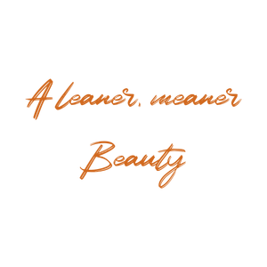 a leaner meaner beauty quote SVG PNG design