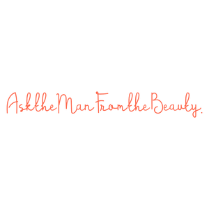 ask the man from beauty quote SVG PNG design with bold lettering