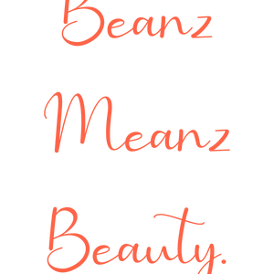 beanz meanz beauty quote SVG PNG design with bold lettering, an uplifting message