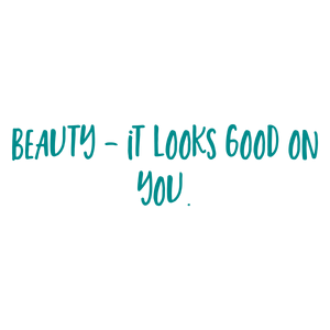 it looks good on you quote SVG PNG design with an uplifting message