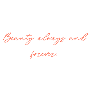 beauty always and forever quote SVG PNG design