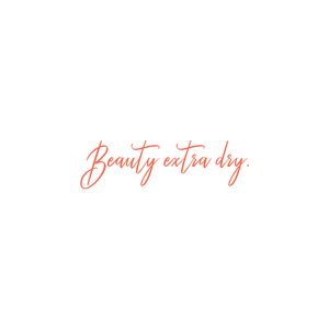 beauty extra dry quote SVG PNG design with hand-drawn style