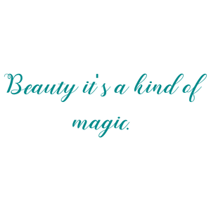 beauty it's a kind of magic quote SVG PNG design with an uplifting message