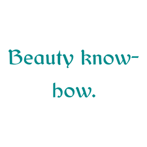beauty know how quote SVG PNG design with bold lettering