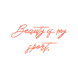beauty is my sport quote SVG PNG design