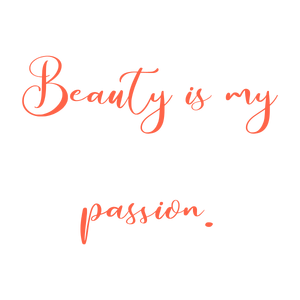 beauty is my passion quote SVG PNG design with an uplifting message
