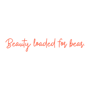beauty loaded for bear quote SVG PNG design with an uplifting message