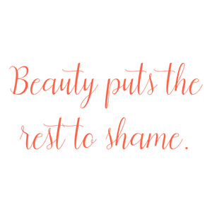 beauty puts the rest to shame quote SVG PNG design with an uplifting message