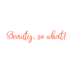 beauty so what quote SVG PNG design with bold lettering