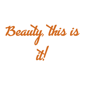 beauty this is it quote SVG PNG design with an uplifting message