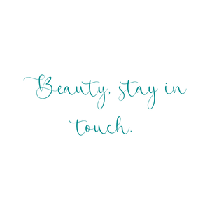beauty stay in touch quote SVG PNG design