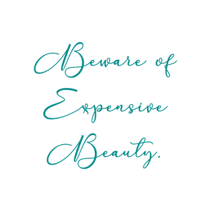 beware of expensive beauty quote SVG PNG design with hand-drawn style