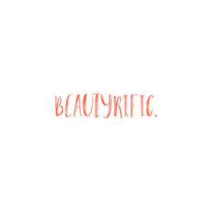 beautyrific quote SVG PNG design with hand-drawn style, bold lettering