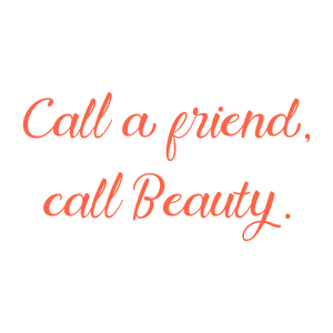 call a friend beauty quote SVG PNG design with an uplifting message