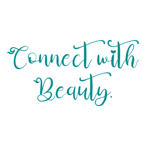 connect with beauty quote SVG PNG design with hand-drawn style, an uplifting message