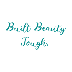 built beauty tough quote SVG PNG design with hand-drawn style, an uplifting message