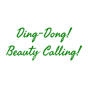 ding dong beauty calling quote SVG PNG design