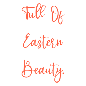 full of eastern beauty quote SVG PNG design