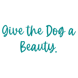 give the dog a beauty quote SVG PNG design with an uplifting message