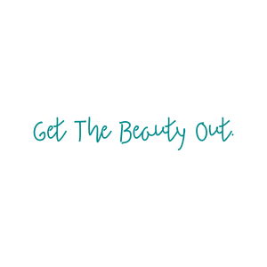 get the beauty out quote SVG PNG design with hand-drawn style, an uplifting message
