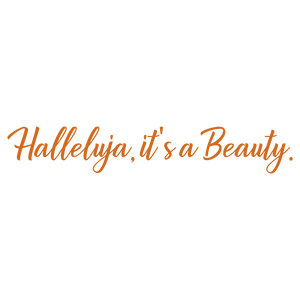 halleluja it's a beauty quote SVG PNG design with an uplifting message