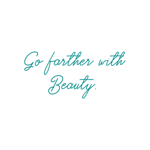 go farther with beauty quote SVG PNG design with an uplifting message