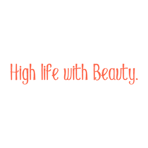 high life with beauty quote SVG PNG design with hand-drawn style, an uplifting message