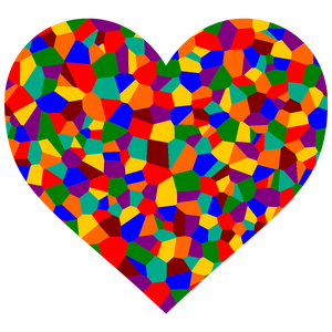 voronoi heart quote SVG PNG design