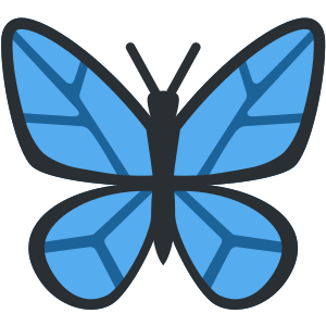 1f98b butterfly SVG PNG design