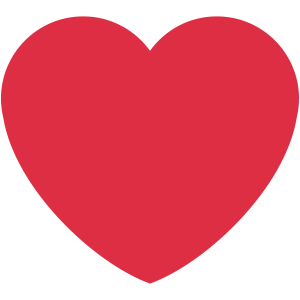 heart SVG PNG design with bold lettering
