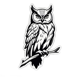artdecor owl SVG PNG design with clean design elements