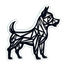 dog SVG PNG design with clean design elements
