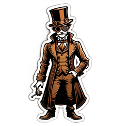 steampunk character SVG PNG design