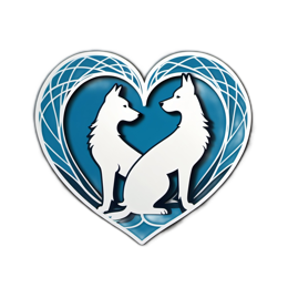 artistic dogs SVG PNG design with clean design elements