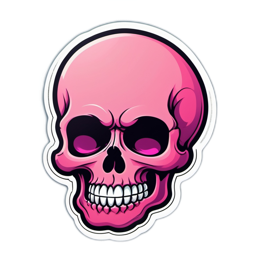 skull SVG PNG design with clean design elements